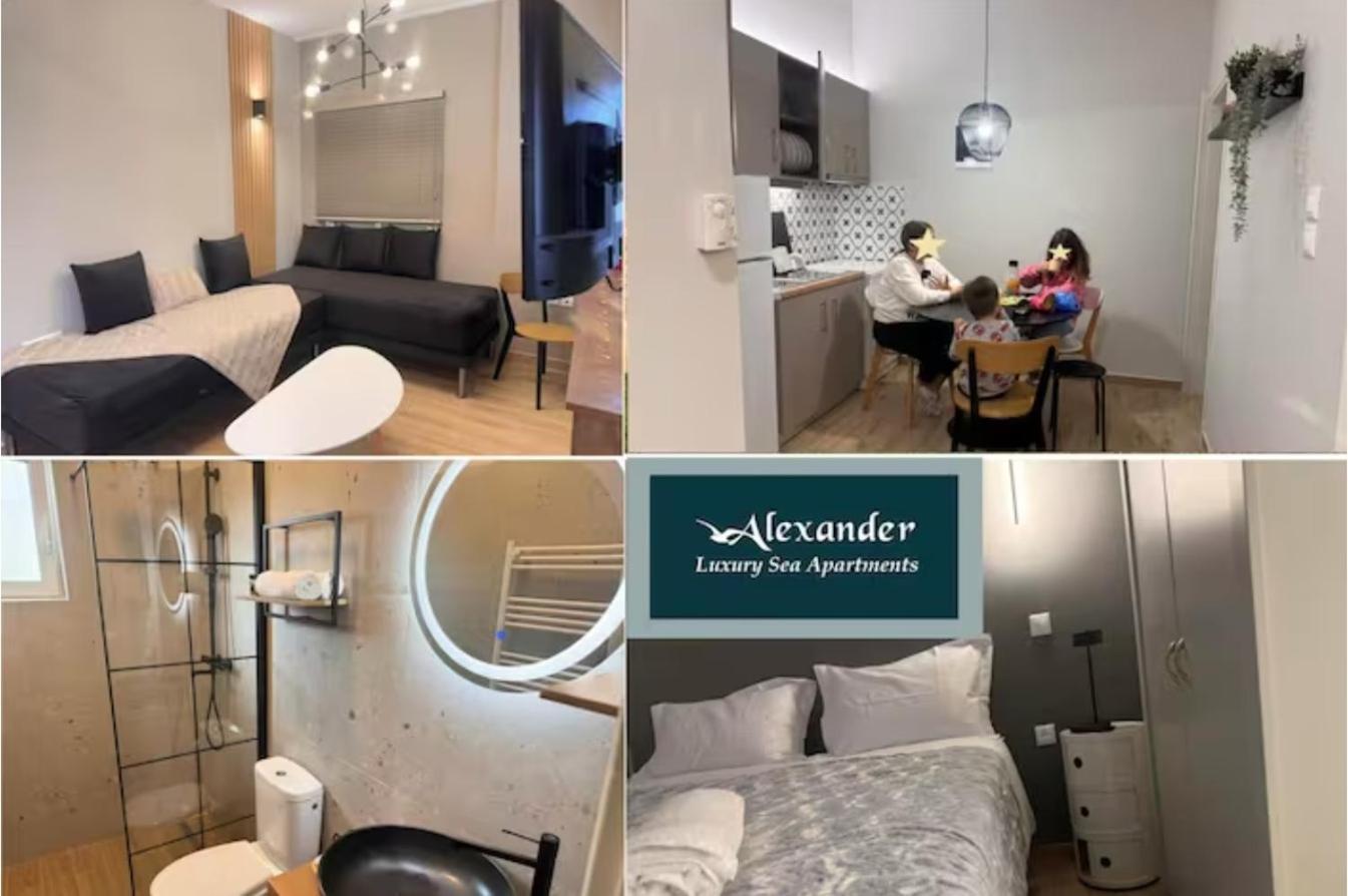 Alexander Luxury Sea Apartments Néa Khilí Εξωτερικό φωτογραφία